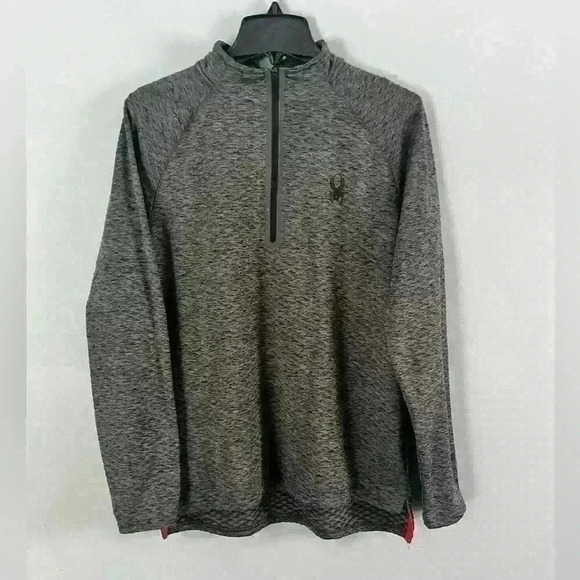 Spyder active Men’s ProWeb textured quarter zip size medium - Picture 1 of 10